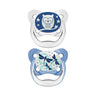 Dr. Browns Glow in the Dark BUTTERFLY SHIELD Soother - Stage 1 - Blue - DBPV12008-INTLX
