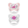 Dr. Browns Glow in the Dark BUTTERFLY SHIELD Soother - Stage 2 - Pink - DBPV22007-INTLX
