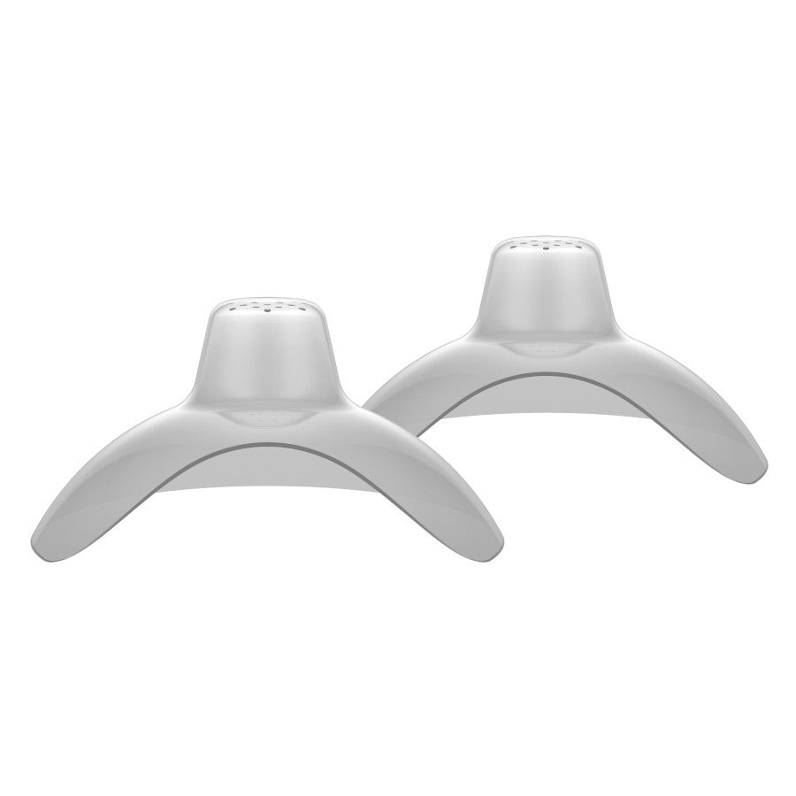 Dr. Browns Nipple Shields 2-Pack with Sterilizer Case - Size 2 - White - BF017