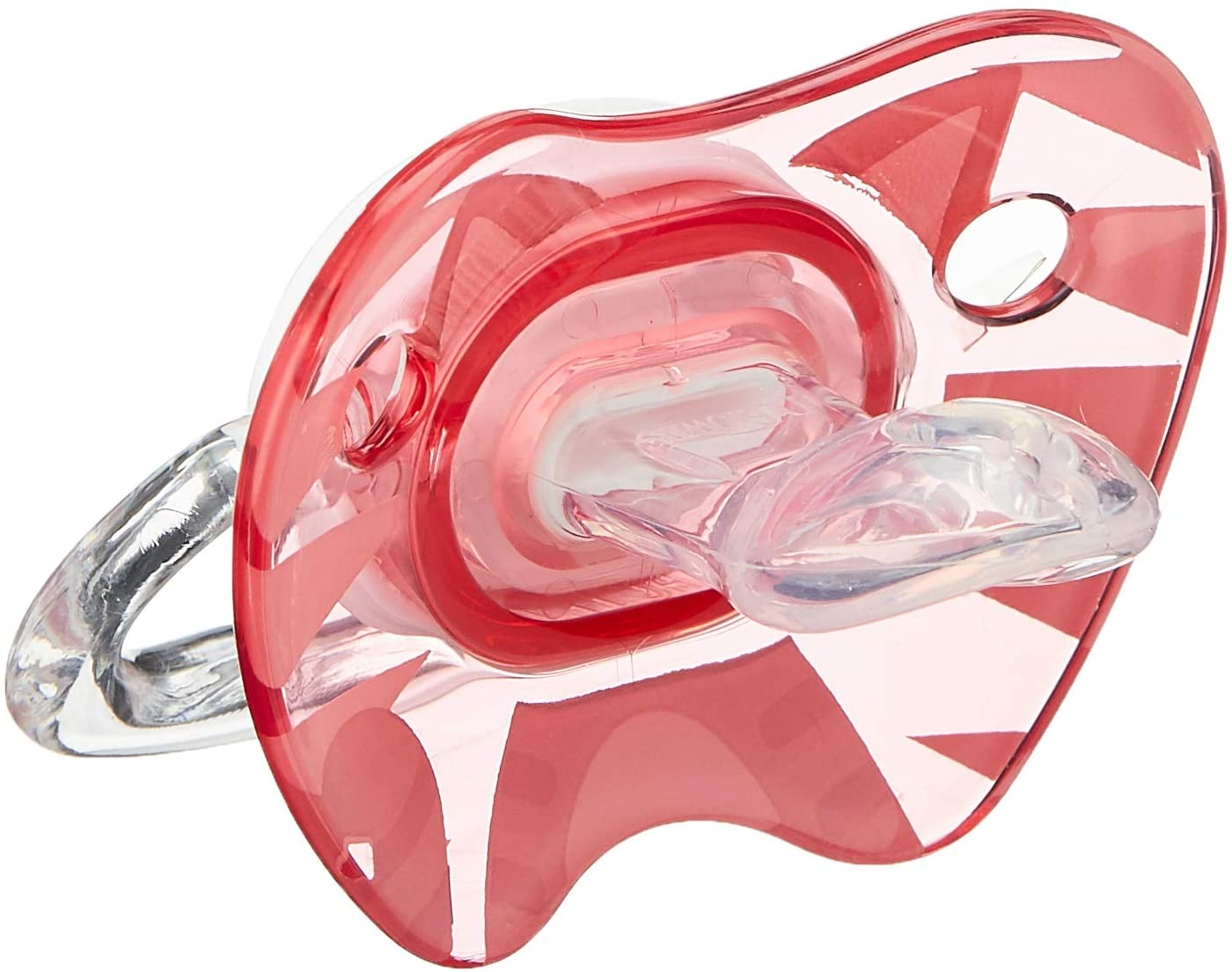 Dr. Browns PreVent Printed Shield Soother - Stage 1, Pack of 2 - Pink & Gray - DBPV12014-SPX