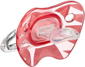 Dr. Browns PreVent Printed Shield Soother - Stage 1, Pack of 2 - Pink & Gray - DBPV12014-SPX