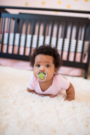 Dr. Browns PreVent Printed Shield Soother - Stage 1, Pack of 2 - Pink & Gray - DBPV12014-SPX