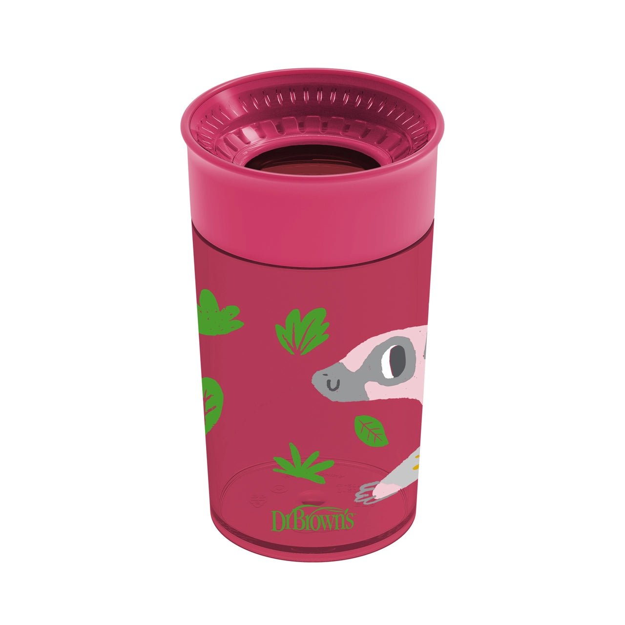 Dr. Browns Smooth Wall Cheers360 Cup, 10 oz/300 mL - Red Deco - DBTC01096