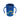 Dr. Browns Smooth Wall Cheers360 Cup w/ Handles, 7 oz/200mL - Blue Deco - DBTC71006