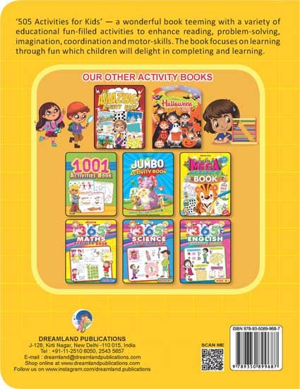 Dreamland Publications 505 Activities For Kids - 9789350899687