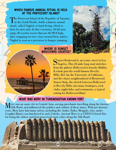 Dreamland Publications Amazing Places Encyclopedia For Children- Questions And Answers - 9789389281286