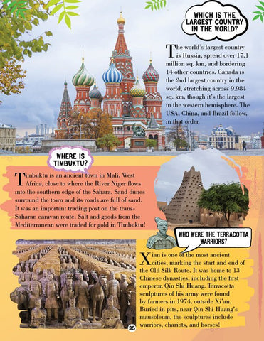Dreamland Publications Amazing Places Encyclopedia For Children- Questions And Answers - 9789389281286