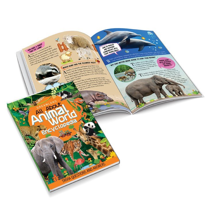 Dreamland Publications Animal World Children Encyclopedia- Questions And Answers - 9789388371803
