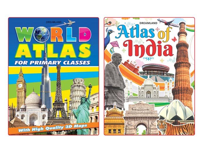 Dreamland Publications Atlases Pack (2 Titles) - 9788184515848