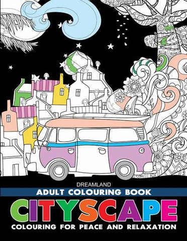 Dreamland Publications Cityscape- Colouring Book For Adults - 9789386671967