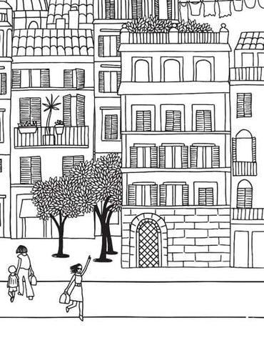 Dreamland Publications Cityscape- Colouring Book For Adults - 9789386671967