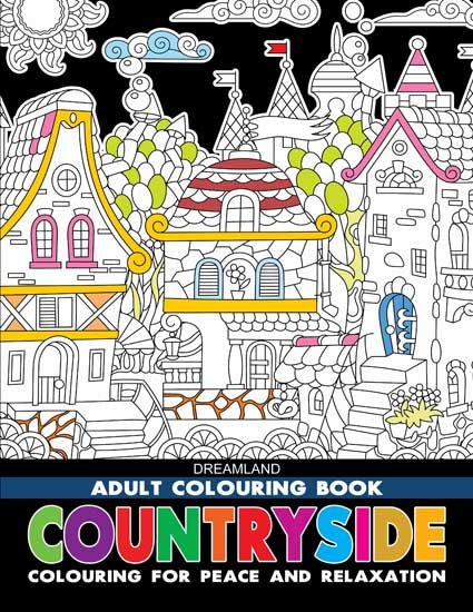 Dreamland Publications Countryside- Colouring Book For Adults - 9789386671974