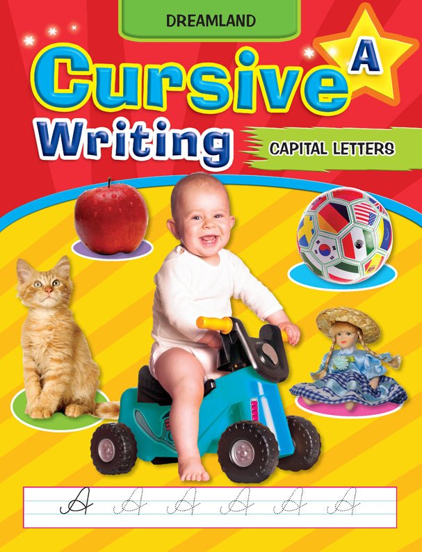 Dreamland Publications Cursive Writing Book (Capital Letters) Part A - 9789350890301