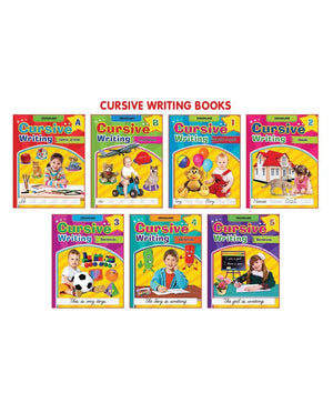 Dreamland Publications Cursive Writing Book- Pack (7 Titles) - 9788184518214