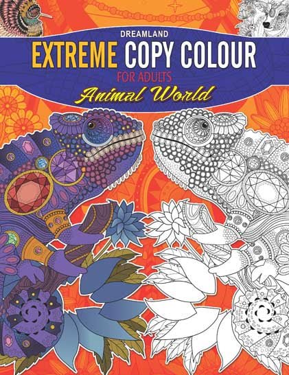 Dreamland Publications Extreme Copy Colour- Animal World - 9789350898352