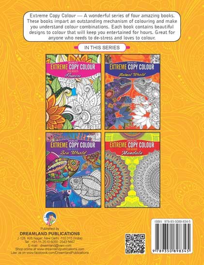 Dreamland Publications Extreme Copy Colour- Flowers - 9789350898345