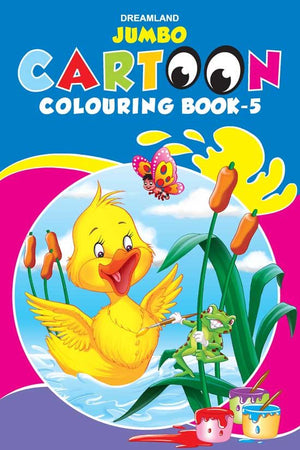 Dreamland Publications Jumbo Cartoon Colouring Book- 5 - 9788184516975