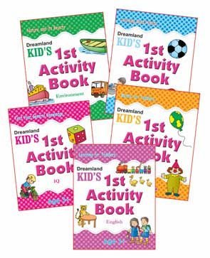 Dreamland Publications Kid's 1st Activity Pack (5 Titles) - 9788184515879