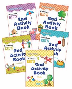 Dreamland Publications Kid's 2nd Activity Pack (5 Titles) - 9788184515886