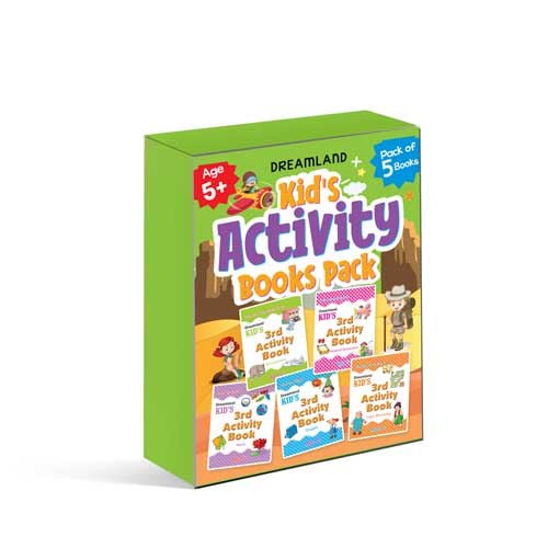 Dreamland Publications Kid's 3rd Activity Pack (5 Titles) - 9788184515831