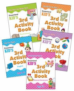 Dreamland Publications Kid's 3rd Activity Pack (5 Titles) - 9788184515831