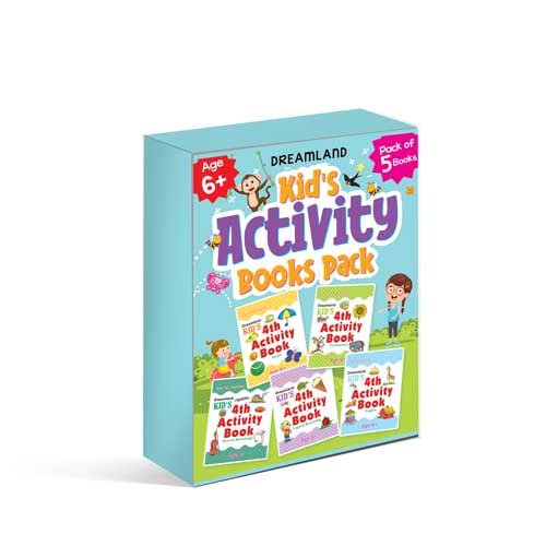 Dreamland Publications Kid's 4th Activity Pack (5 Titles) - 9788184515893