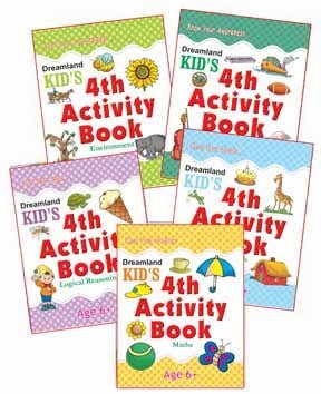 Dreamland Publications Kid's 4th Activity Pack (5 Titles) - 9788184515893