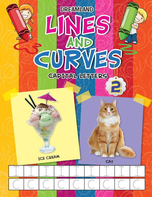Dreamland Publications Lines And Curves (Capital Letters) Part 2 - 9789350890264