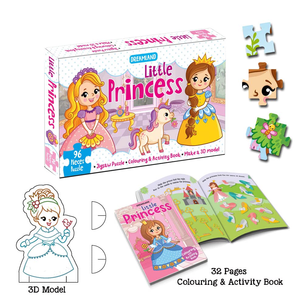 Dreamland Publications Little Princess Jigsaw Puzzle For Kids - 9789388416405