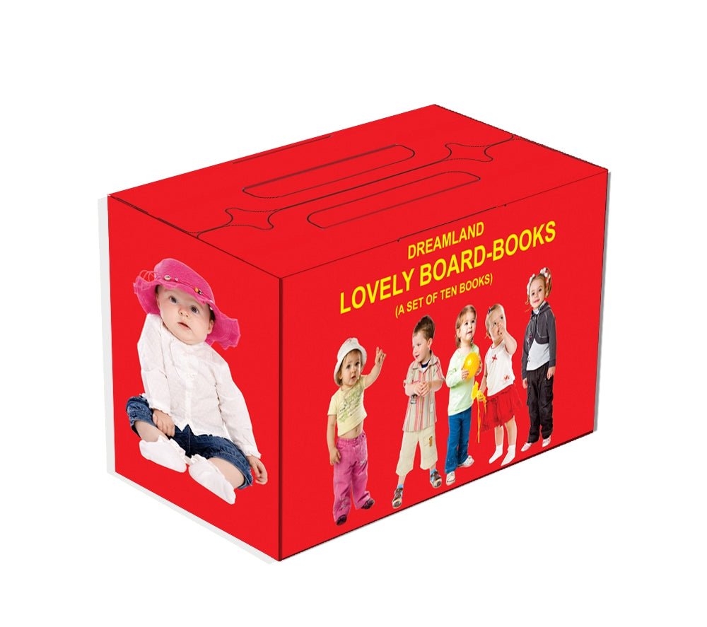 Dreamland Publications Lovely Board Books Gift Pack (10 Titles) - 9788184511598