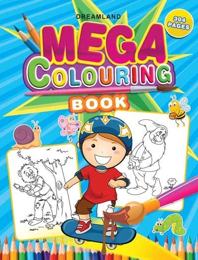 Dreamland Publications Mega Colouring Book - 9789350891810