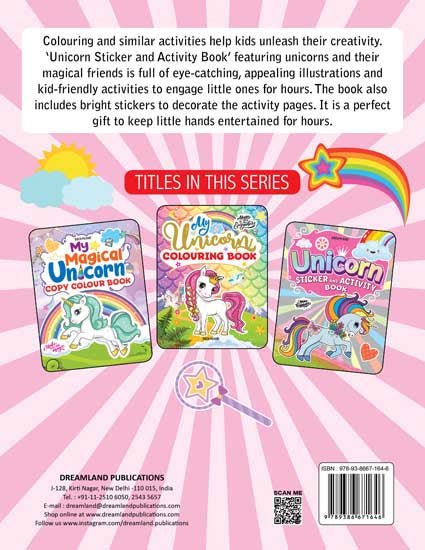 Dreamland Publications My Magical Unicorn Sticker And Activity Books - 9789386671646