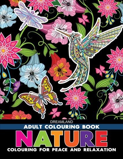 Dreamland Publications Nature- Colouring Book For Adults - 9789387177048
