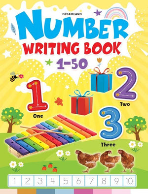 Dreamland Publications Number Writing Book 1-50 - 9789350893098