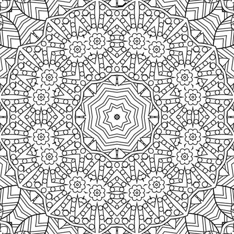 Dreamland Publications Refreshing Mandala- Colouring Book For Adults Book 5 - 9789350897935