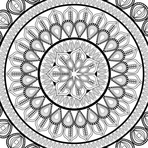 Dreamland Publications Refreshing Mandala- Colouring Book For Adults Book 5 - 9789350897935