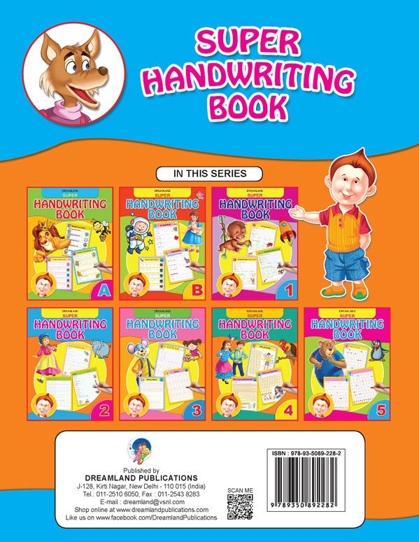 Dreamland Publications Super Hand Writing Book Part- 2 - 9789350892282