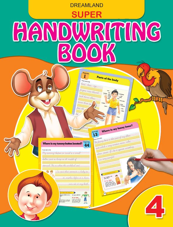 Dreamland Publications Super Hand Writing Book Part- 4 - 9789350892305