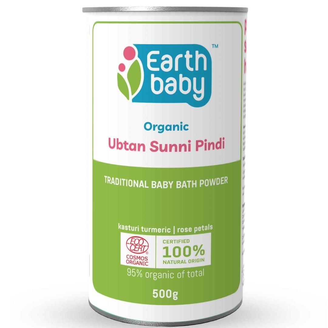 EarthBaby 100% Certified Natural Ubtan Sunni Pindi Bath Powder Pack- 500 gm - 3-1010