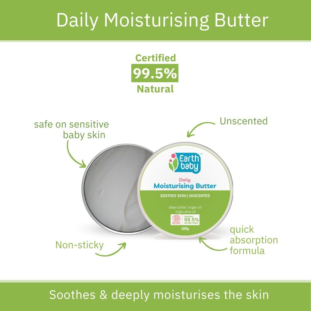 Earthbaby 99.5% Certified Natural Origin Daily Moisturising Butter - SC1002