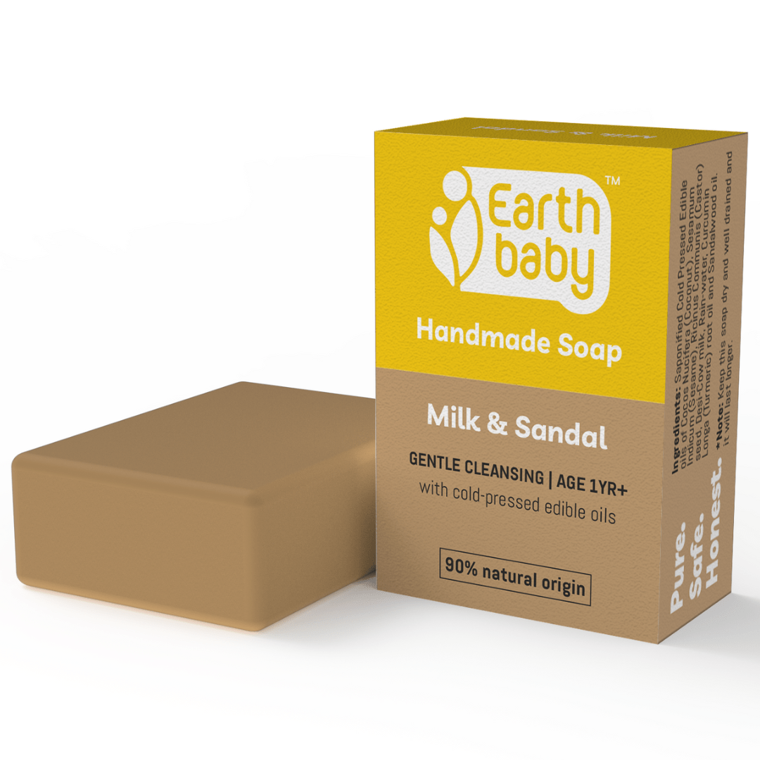 EarthBaby Handmade Milk & Sandal Soap - 3-1002