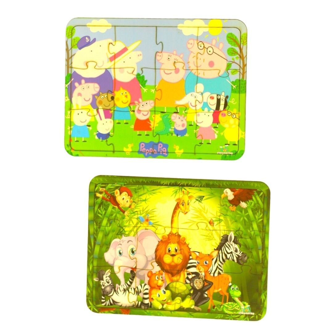 Earthy Tweens Peppa Pig & Jungle Puzzle Set - ET20