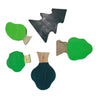 Earthy Tweens Wooden Tree (Set Of 5) - ET7