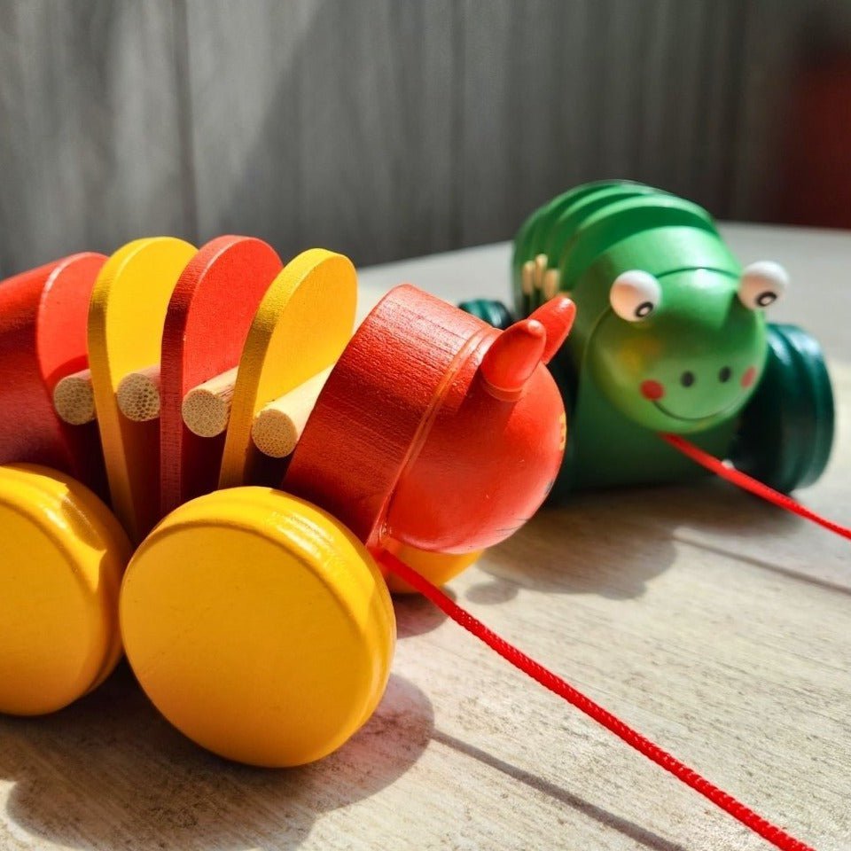 Earthytweens Wooden Moving Snail Wheels (Set of 2) - ET89