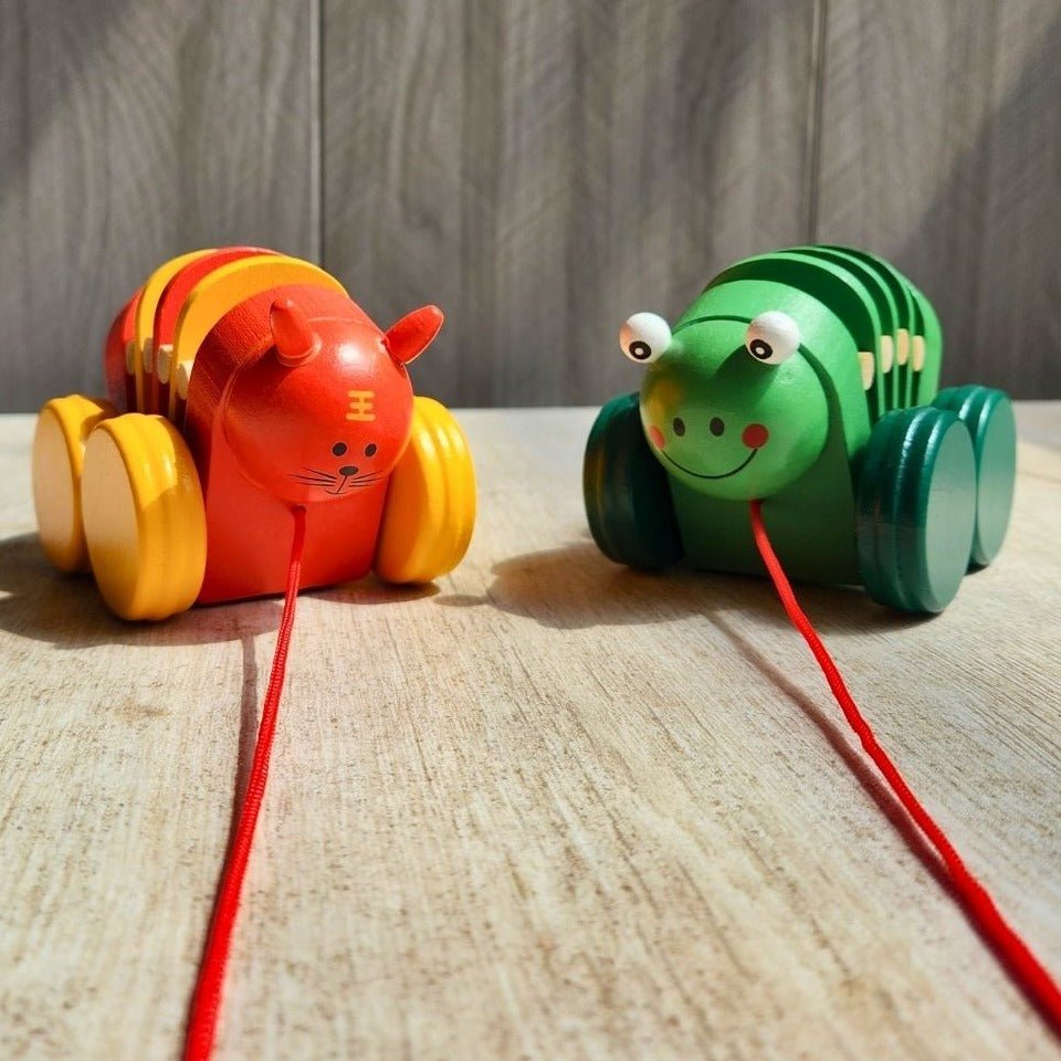 Earthytweens Wooden Moving Snail Wheels (Set of 2) - ET89