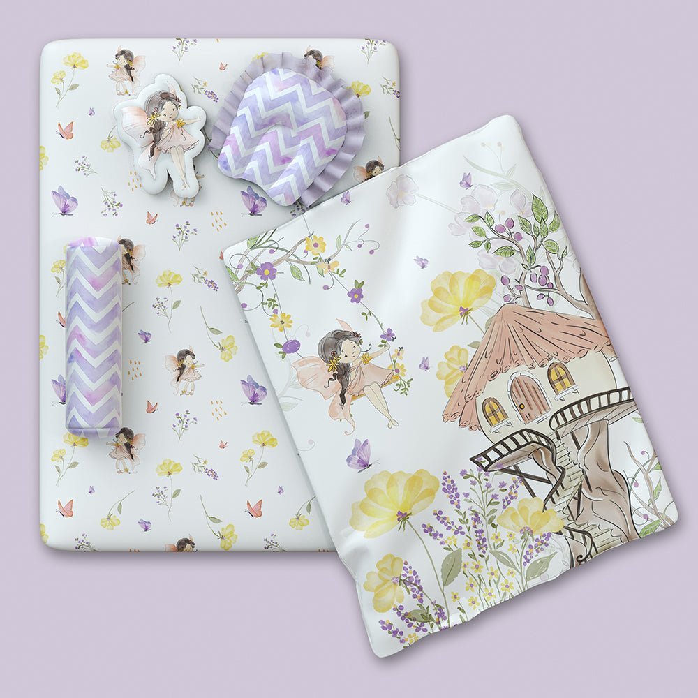 Fancy Fluff 6 PC Organic New Born Bed Set- Pixie - FF-PX-BMST-04