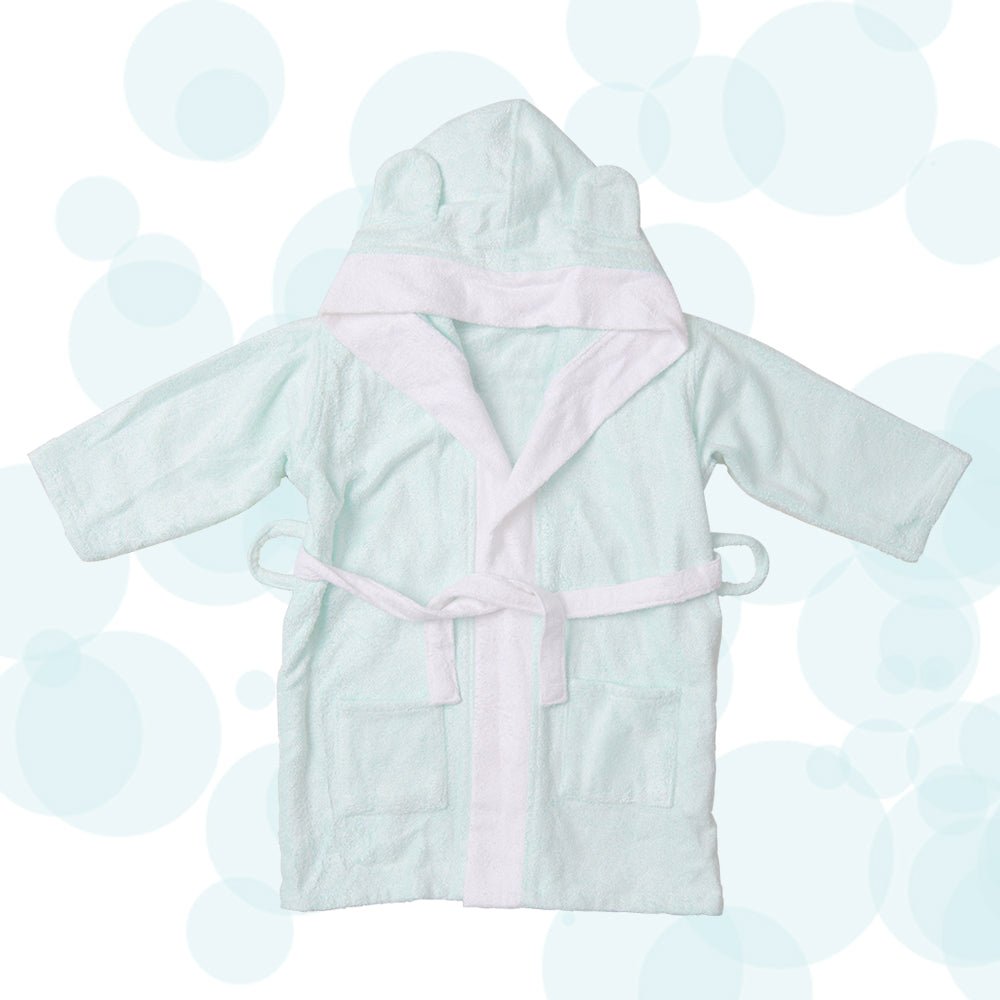 Fancy Fluff Bamboo Cotton kids Bathrobe- Bear - FF-BR-KHB-02
