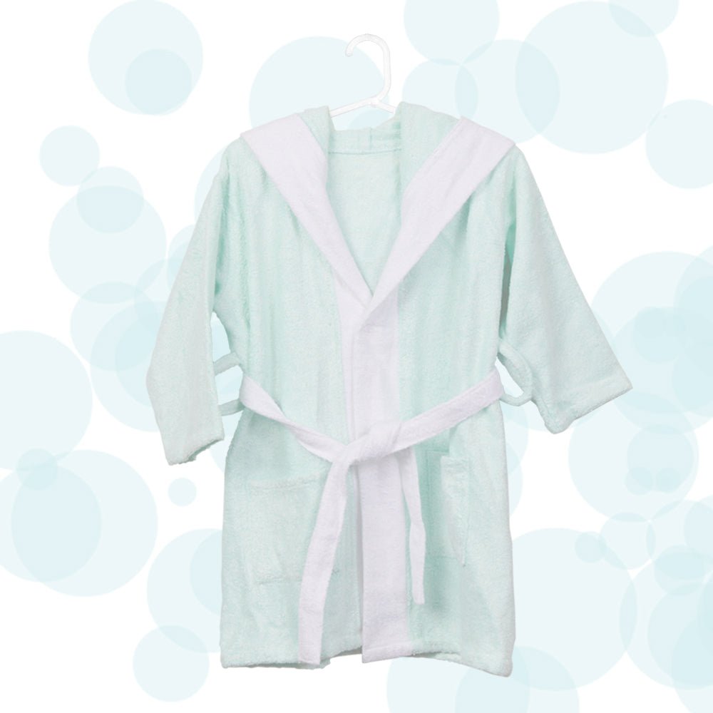 Fancy Fluff Bamboo Cotton kids Bathrobe- Bear - FF-BR-KHB-02