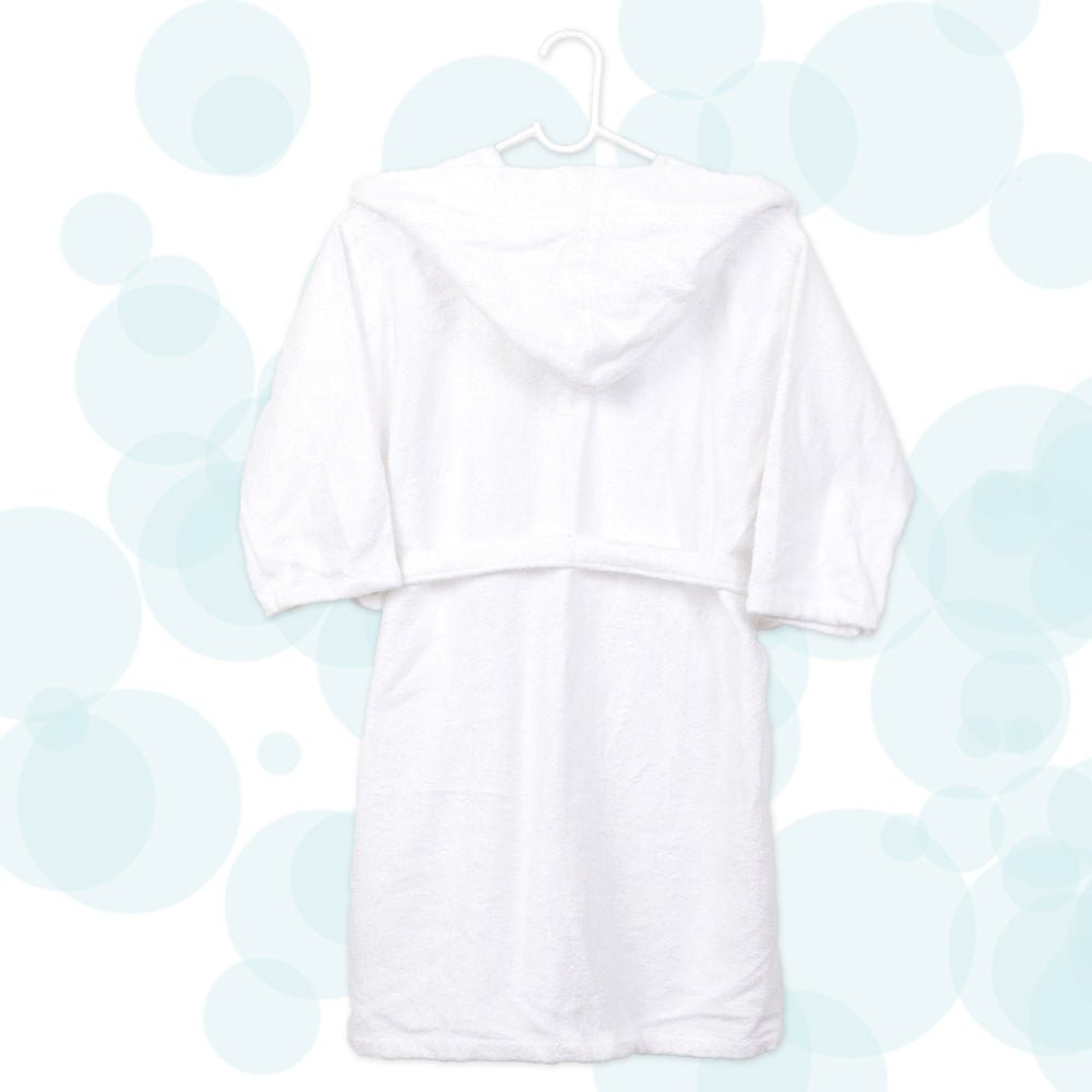 Fancy Fluff Bamboo Cotton kids Bathrobe- Classic - FF-CL-KHB-05