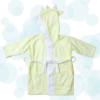 Fancy Fluff Bamboo Cotton kids Bathrobe- Dino - FF-DN-KHB-03